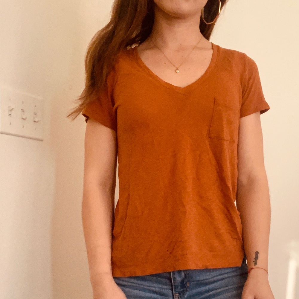 💜 Madewell lot of three neutral colored Tees